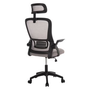 Office chair Blazer Hm1205.05 gray mesh fabric - black frame 60x58x110-130cm.