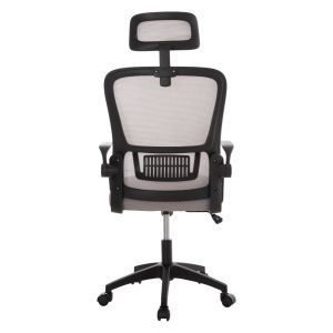 Office chair Blazer Hm1205.05 gray mesh fabric - black frame 60x58x110-130cm.