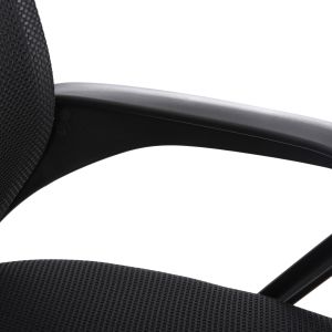 Bristone office chair, chrome legs, black mesh, tilt, 56x53x93cm HM1058,31