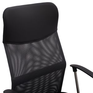 Office chair Cable, black-gray mesh, chrome legs, 61x58x118 cm Hm1000.10
