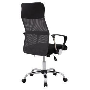 Office chair Cable, black-gray mesh, chrome legs, 61x58x118 cm Hm1000.10