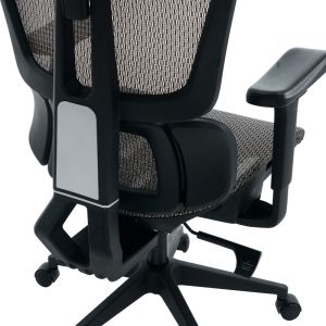 ОФИС СТОЛ ERGOFLOW ЧЕРНО-СИВ 73X64X112-135СМ