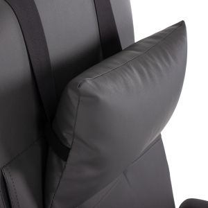Executive office chair, gray with removable footrest Hm1057,20 58x71x128cm