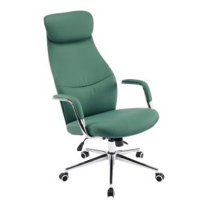 Office chair Ferka green, Pu 64x71x120-128 cm