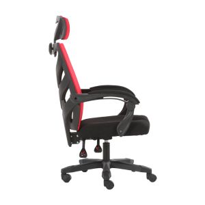Office chair Fl09 red backrest - black seat 60x60x114/124cm
