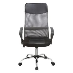 Office chair Fl4006 gray backrest - black seat 59x60x120cm