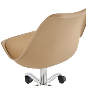 Офис стол Gaston Ii Pp-pu капучино 48x57x77-90см