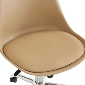 Офис стол Gaston Ii Pp-pu капучино 48x57x77-90см
