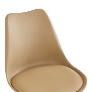 Офис стол Gaston Ii Pp-pu капучино 48x57x77-90см