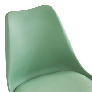 Офис стол Gaston Ii Pp-pu мента 48x57x77-90см