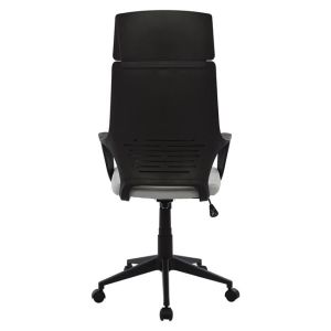 Офис стол Hm1073,21 сив с черна рамка 64x61x127cm
