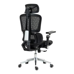 Jeffer Mesh office chair in black color 67x62x115-125cm