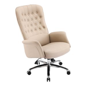 Office chair Kaline beige, Pu 69x79x115-123cm