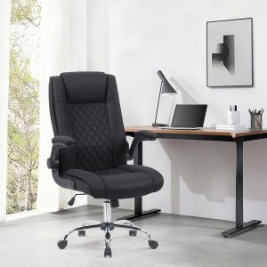 Офис стол Kesla Pes в черен цвят 65x65x113-121 см