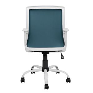 Office chair Malfoi blue with mesh and metal base 58x59x103cm Hm1053,06