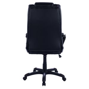 Office chair Massage, black color εμ1050.01