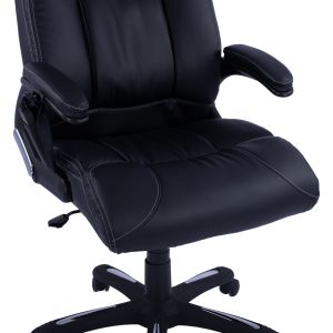 Office chair Massage, black color εμ1050.01