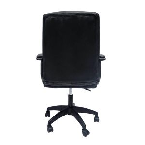 Офис стол Nim черен Pvc-черен рамк и основа 51x61x125hcm Hm1200