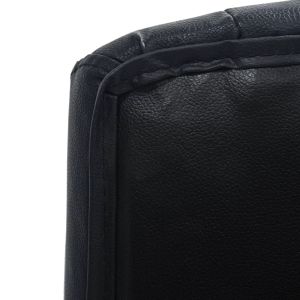 Офис стол Nim черен Pvc-черен рамк и основа 51x61x125hcm Hm1200