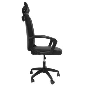 Офис стол Nimble ,01 черен Pvc-черна рамка и основа 51x61x130hcm Hm1199