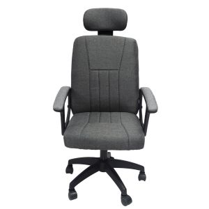 Офис стол Nimble сив тъкан-черна рама и основа 51x61x130hcm Hm1199