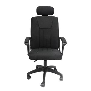 Офис стол Nimble черен плат-черна рамка и основа 51x61x130hcm Hm1199