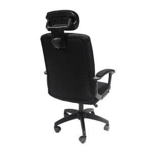 Офис стол Nimble черен плат-черна рамка и основа 51x61x130hcm Hm1199