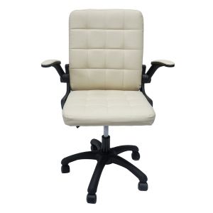 Офис стол Portima бежов Pvc-черен найлон Frameexbase 69x53x98hcm Hm1197