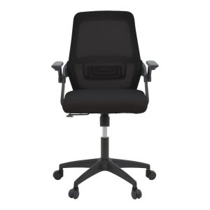 Office chair Reji, fabric, mesh, black, 58x60x89-99 cm