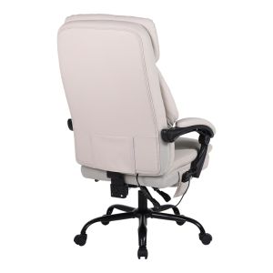 Sedici office chair with massage mechanism - Pu beige 72x63x115-123cm