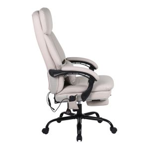 Sedici office chair with massage mechanism - Pu beige 72x63x115-123cm