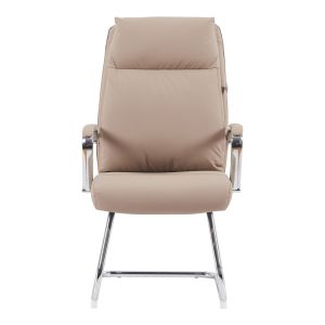 Office chair Siquel I Pu in cappuccino color 58x62x105cm