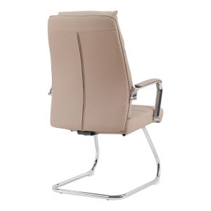 Office chair Siquel I Pu in cappuccino color 58x62x105cm