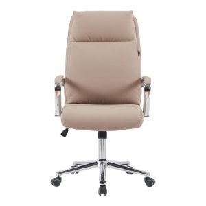 Siquel Pu office chair in cappuccino color