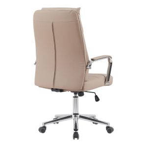 Siquel Pu office chair in cappuccino color