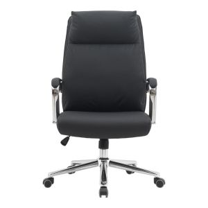 Siquel Pu office chair in black color