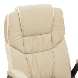 Stellar office chair made of Pu in beige-ecru shade 70x77x110-119cm