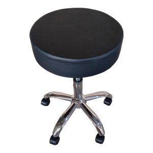 Tebere Pu office chair on casters in black color 35x35x45-57 cm
