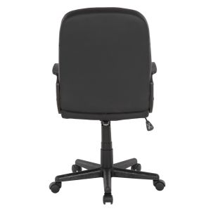 Office chair Theoni Hm1189,01 black eco leather 55x65x100hcm