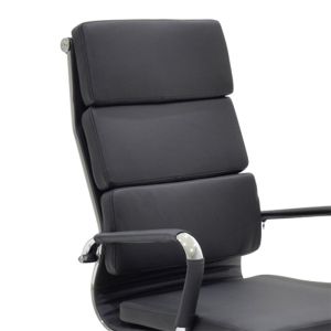 Office chair Tokyo black eco leather 55.5x52x108cm
