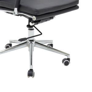 Office chair Tokyo black eco leather 55.5x52x108cm