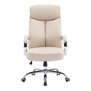 Office chair Venza beige, Pu 70x65x117-124cm