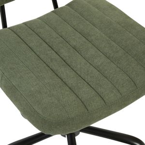 Офис стол Warra плат в маслинено зелен нюанс 50x52x76-86см