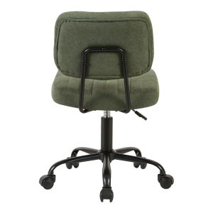 Офис стол Warra плат в маслинено зелен нюанс 50x52x76-86см