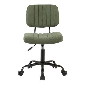 Офис стол Warra плат в маслинено зелен нюанс 50x52x76-86см
