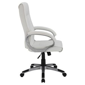 Office chair white 63x66x116cm Hm1092,02