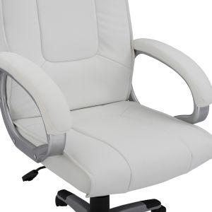 Office chair white 63x66x116cm Hm1092,02