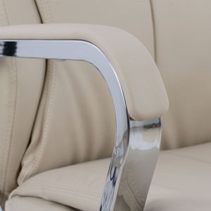 Office chair cream 63x80x(118-126)cm HM1093,07