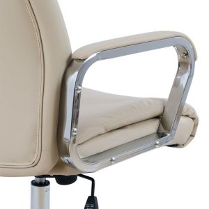 Office chair cream 63x80x(118-126)cm HM1093,07