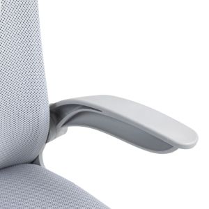 Office manager chair Annalise mesh gray 57x53x100cm